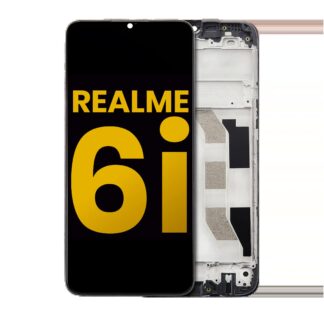 LCD Display mit Rahmen für Realme 6i (professionell aufgearbeitet)