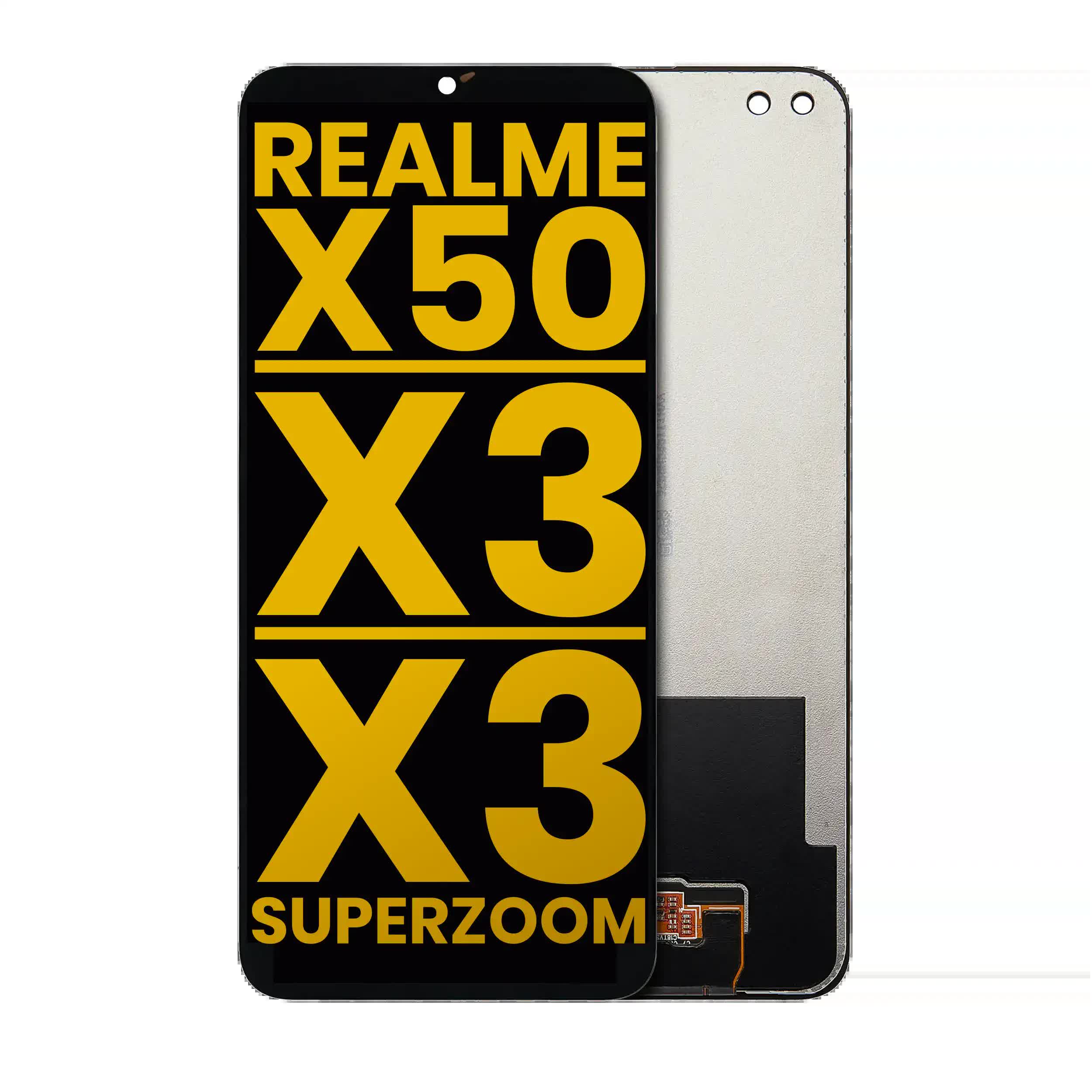 LCD Display ohne Rahmen für Realme X50 5G / X3 / X3 SuperZoom (professionell aufgearbeitet)