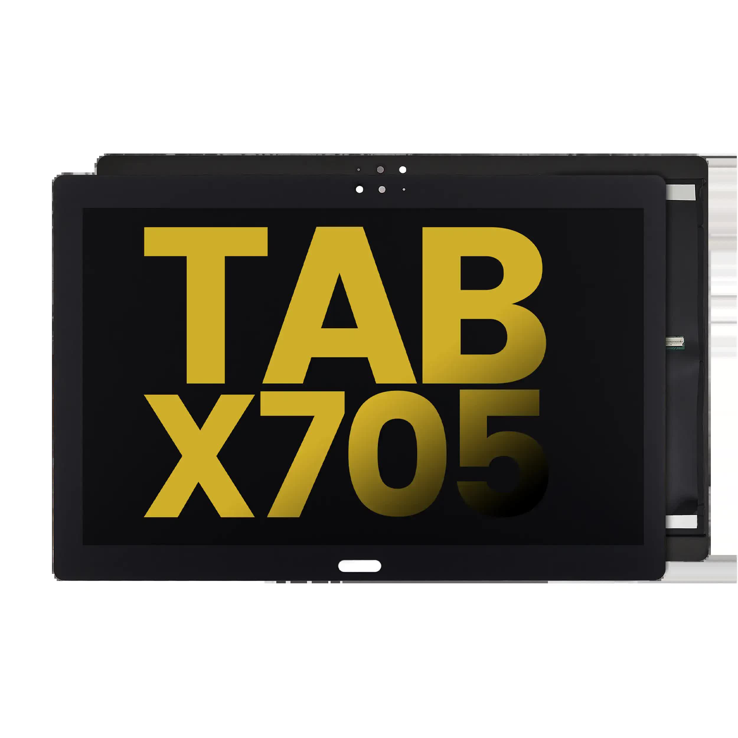 LCD Display ohne Rahmen für Lenovo Smart Tab P10 (TB-X705) (FHD) (professionell aufgearbeitet) (Black (Schwarz))