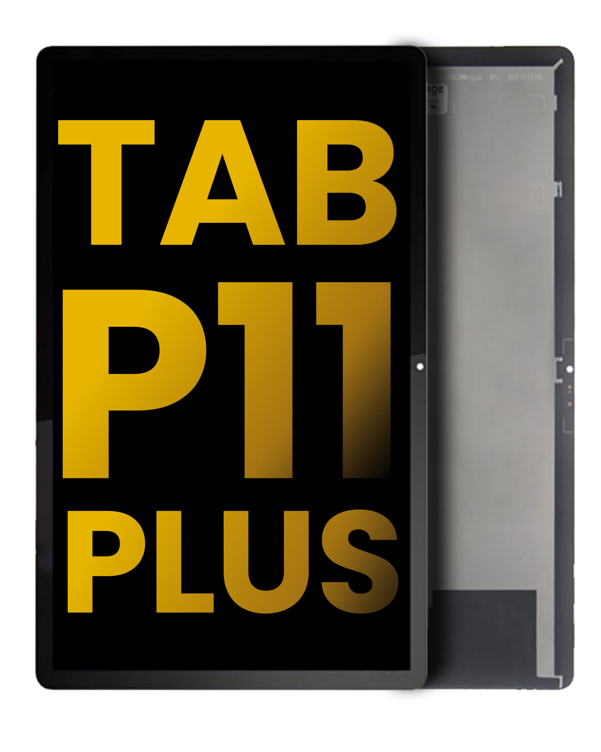 LCD Display ohne Rahmen für Lenovo Tab P11 Plus (TB-J616) (FHD Plus) (professionell aufgearbeitet) (Black (Schwarz))