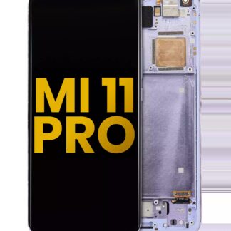 OLED Display mit Rahmen für Xiaomi Mi 11 Pro (professionell aufgearbeitet) (Purple (Violett))