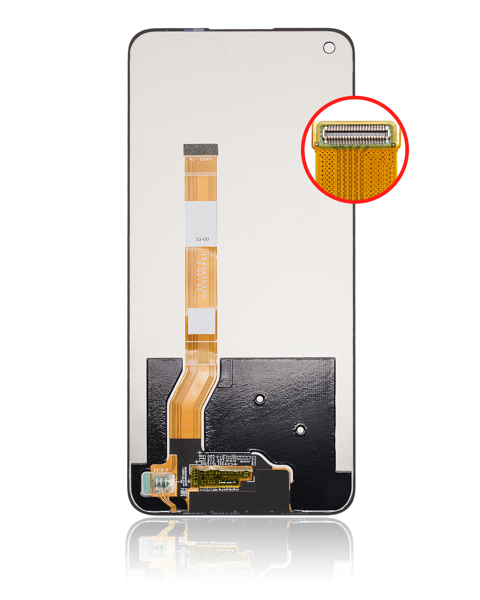 LCD Display ohne Rahmen für Realme 9i / OPPO A96 / K10 (professionell aufgearbeitet) – Bild 4