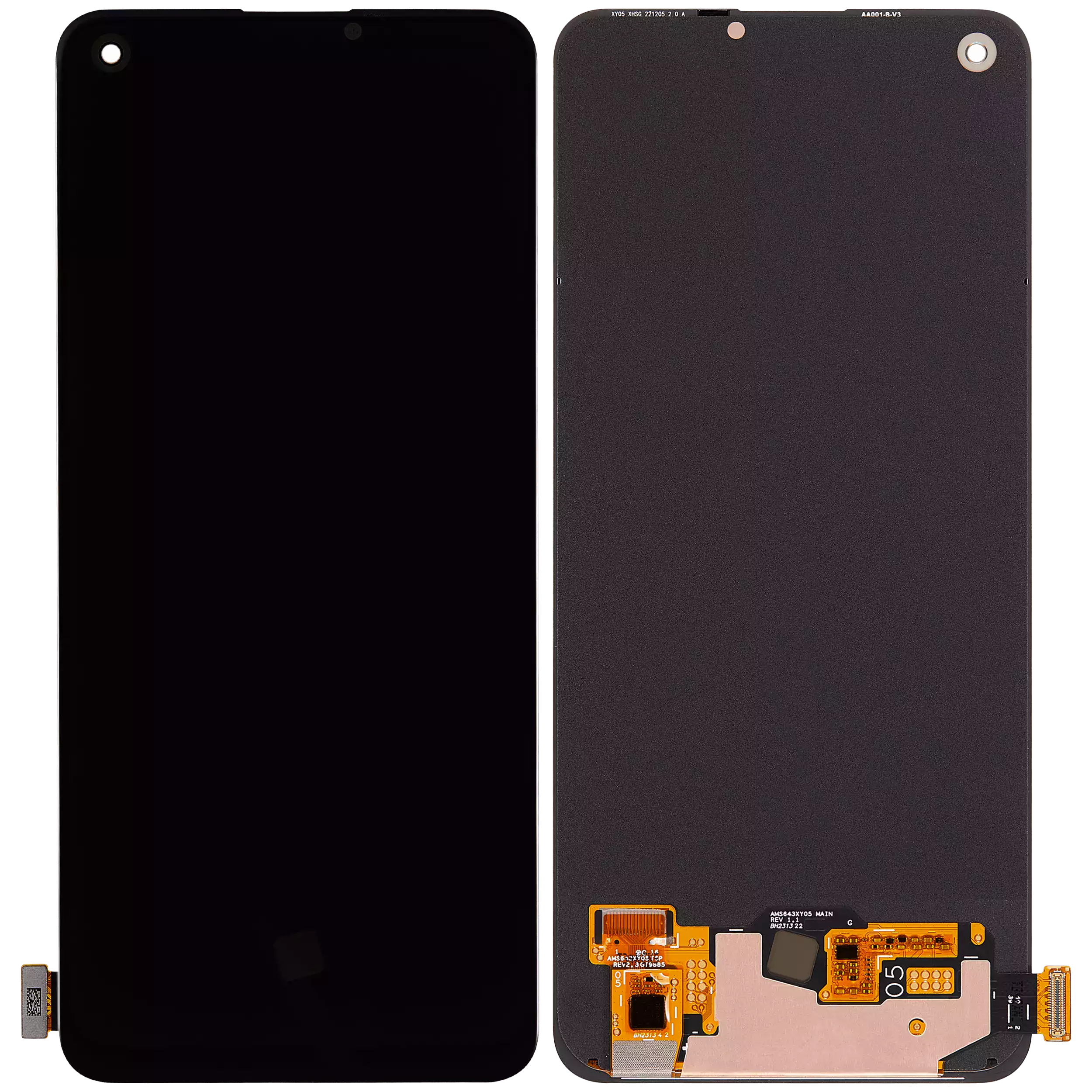 OLED Display ohne Rahmen für OPPO Reno 7 Z / Reno 8Z / Reno 8 Lite / F19 (professionell aufgearbeitet) (05 Version) – Bild 2