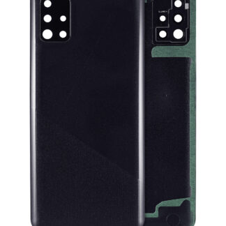 Rückdeckelglas mit Kameraglas für Samsung Galaxy A51 4G (A515 / 2019) (Aftermarket Plus) (Prism Crush Black)