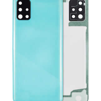 Rückdeckelglas mit Kameraglas für Samsung Galaxy A51 4G (A515 / 2019) (Aftermarket Plus) (Prism Crush Blue)