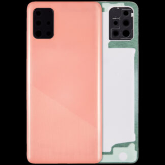 Rückdeckelglas mit Kameraglas für Samsung Galaxy A51 4G (A515 / 2019) (Aftermarket Plus) (Prism Crush Pink)
