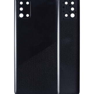 Rückdeckelglas mit Kameraglas für Samsung Galaxy A31 (A315 / 2020) (Aftermarket Plus) (Prism Crush Black)