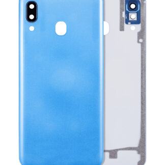 Rückdeckelglas mit Kameraglas für Samsung Galaxy A30 (A305 / 2019) (Aftermarket Plus) (Blue (Blau))