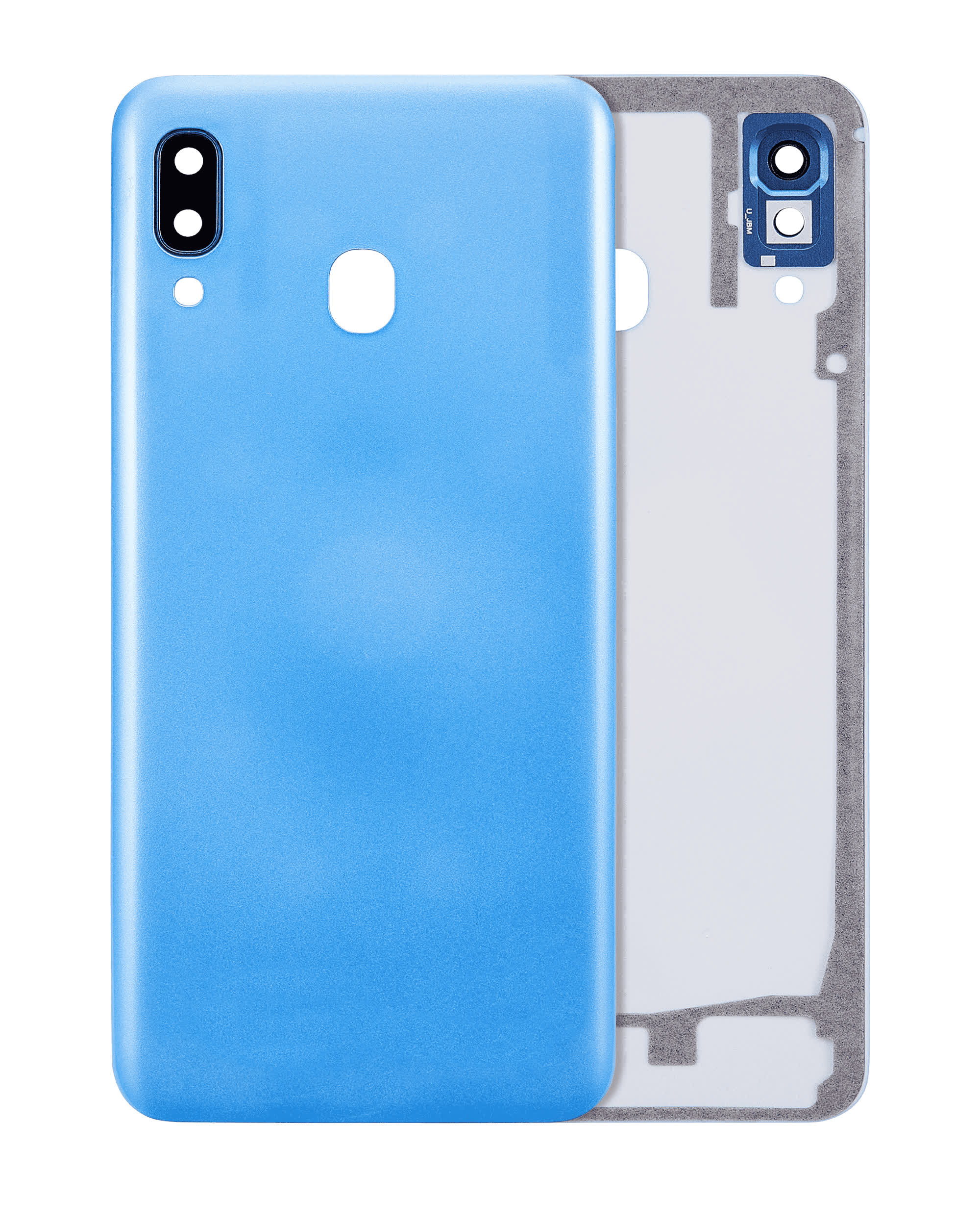Rückdeckelglas mit Kameraglas für Samsung Galaxy A30 (A305 / 2019) (Aftermarket Plus) (Blue (Blau))