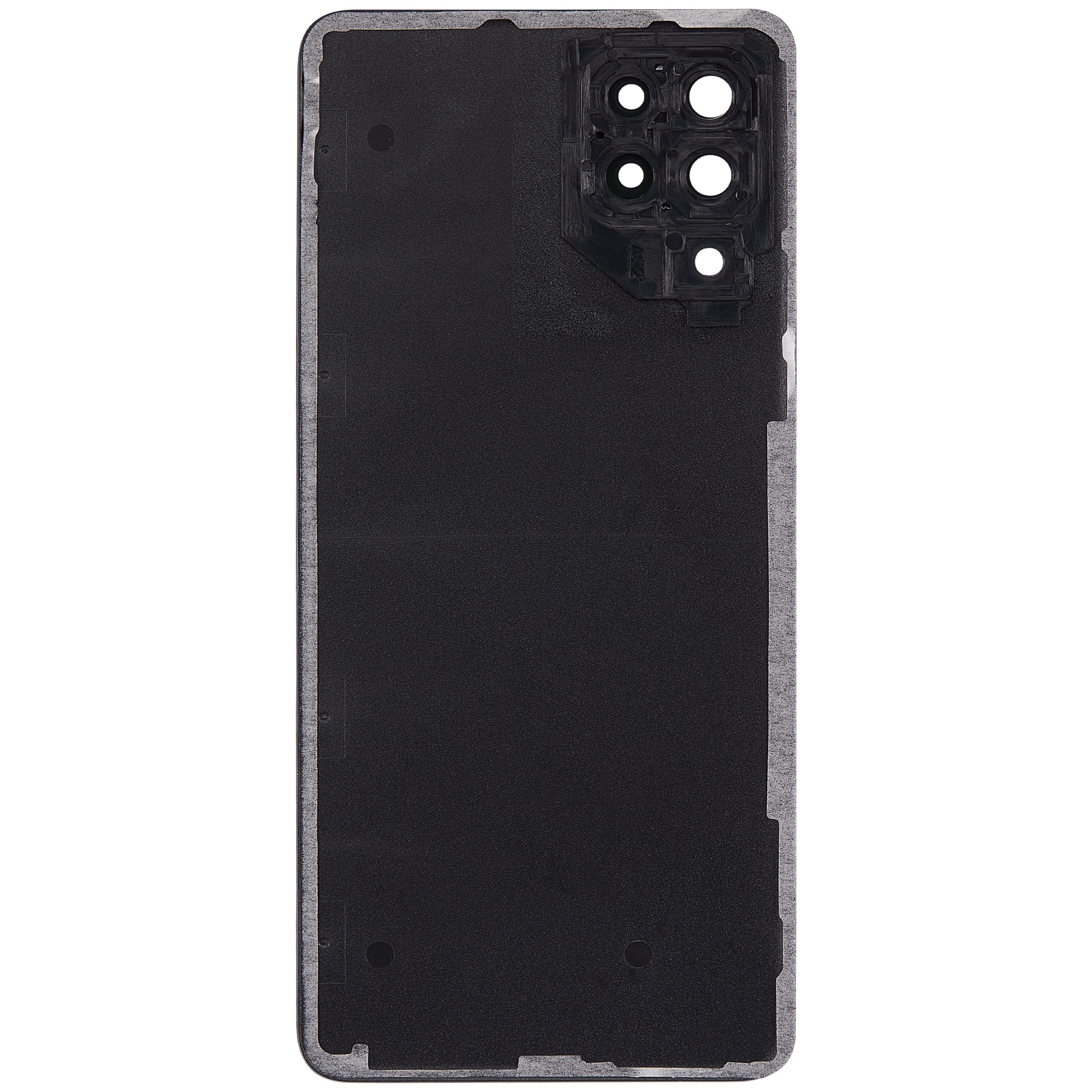Rückdeckelglas mit Kameraglas für Samsung Galaxy A22 4G (A225 / 2021) (Aftermarket Plus) (Black (Schwarz)) – Bild 2