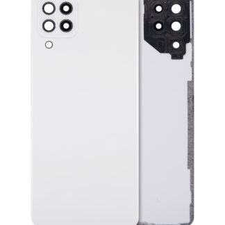 Rückdeckelglas mit Kameraglas für Samsung Galaxy A22 4G (A225 / 2021) (Aftermarket Plus) (White (Weiß))