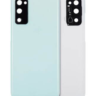 Rückdeckelglas mit Kameraglas für Samsung Galaxy S20 FE 5G (Aftermarket Plus) (Cloud Mint)