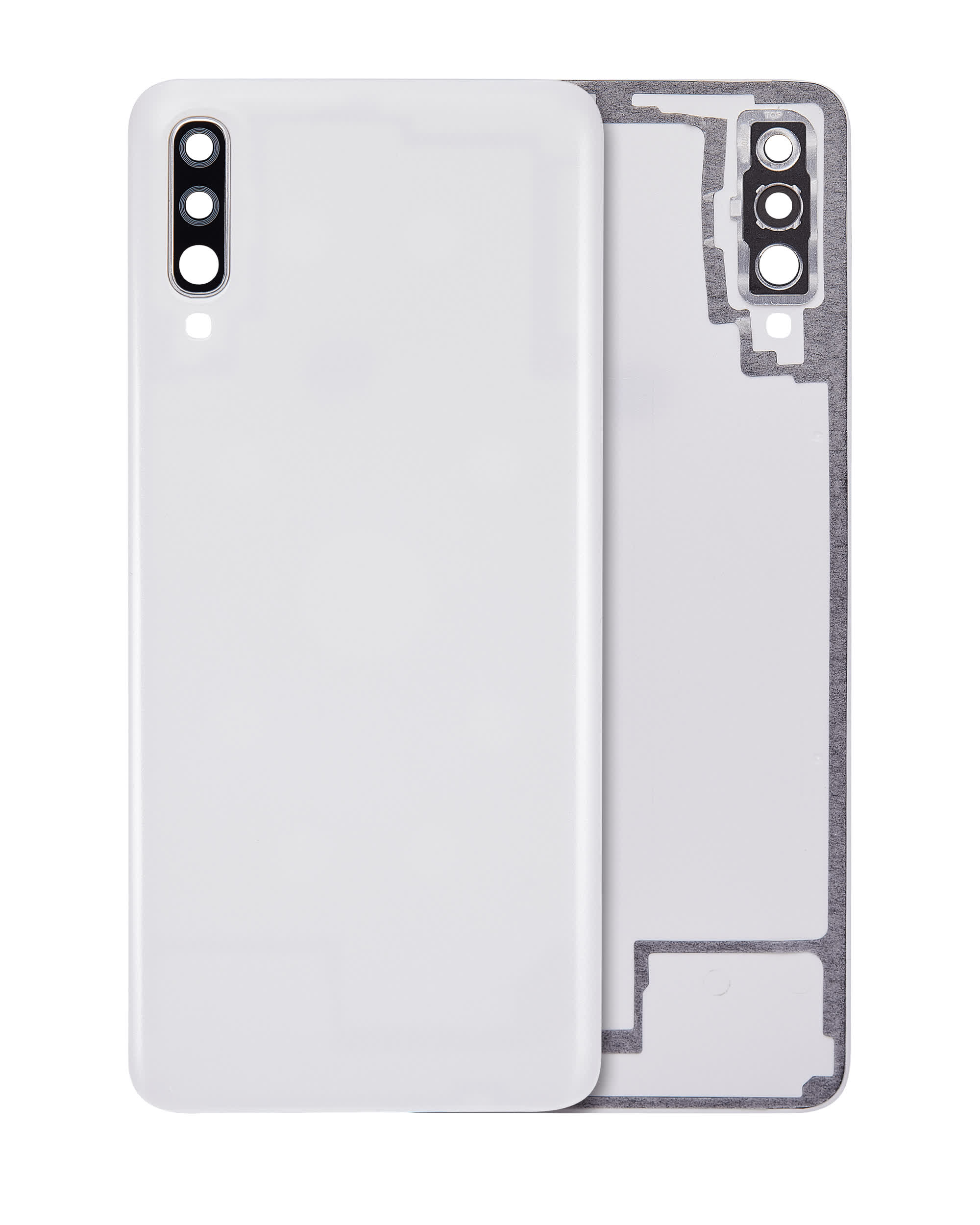 Rückdeckelglas für Samsung Galaxy A70 (A705 / 2019) (Aftermarket Plus) (White (Weiß))