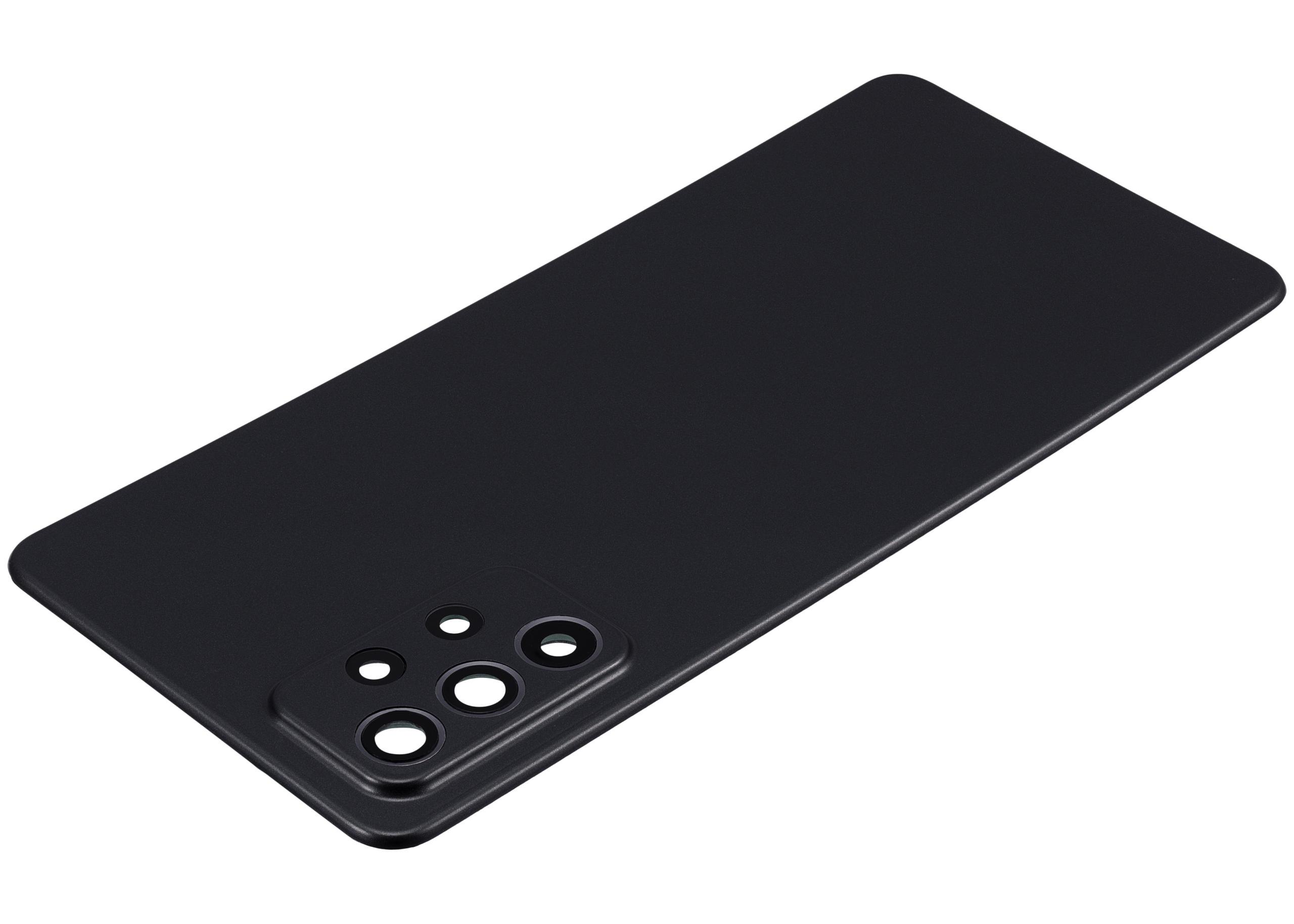 Rückdeckelglas für Samsung Galaxy A72 (A725 / 2021) (Aftermarket Plus) (Awesome Black) – Bild 4