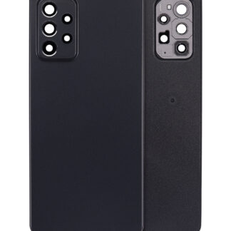 Rückdeckelglas für Samsung Galaxy A72 (A725 / 2021) (Aftermarket Plus) (Awesome Black)
