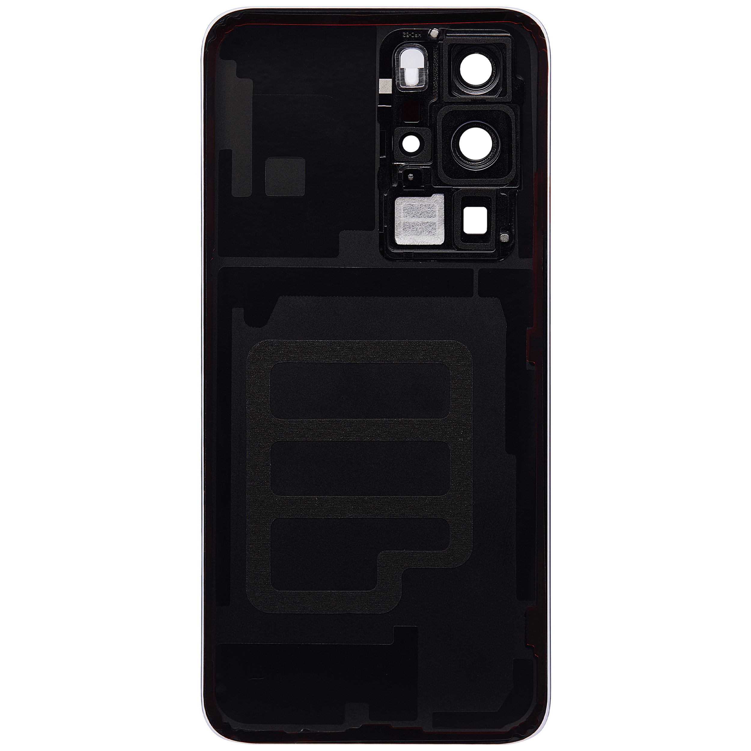 Rückdeckelglas mit Kameraglas für Huawei P40 Pro (Black (Schwarz)) – Bild 4