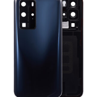 Rückdeckelglas mit Kameraglas für Huawei P40 Pro (Black (Schwarz))