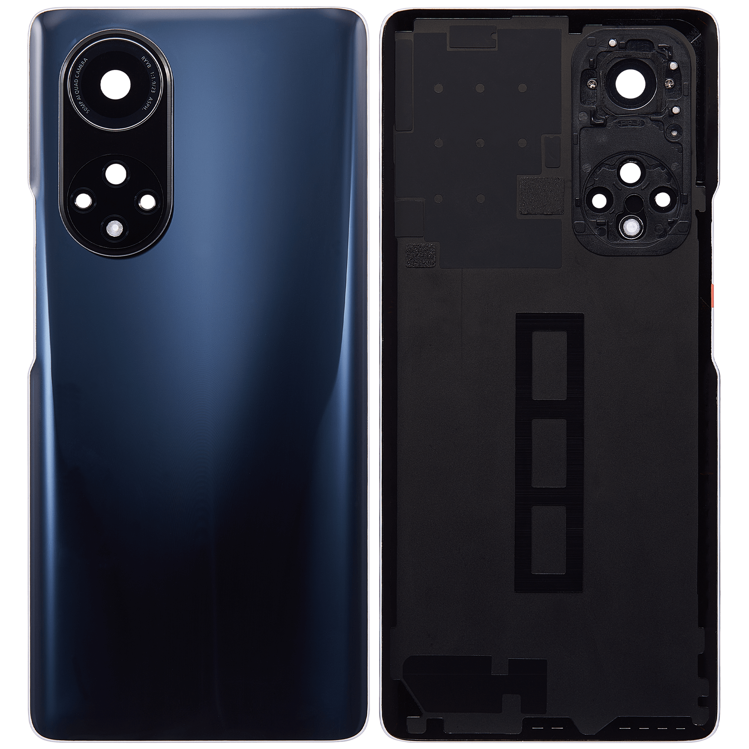 Rückdeckelglas mit Kameraglas für Huawei Nova 9 Pro (Black (Schwarz)) – Bild 2