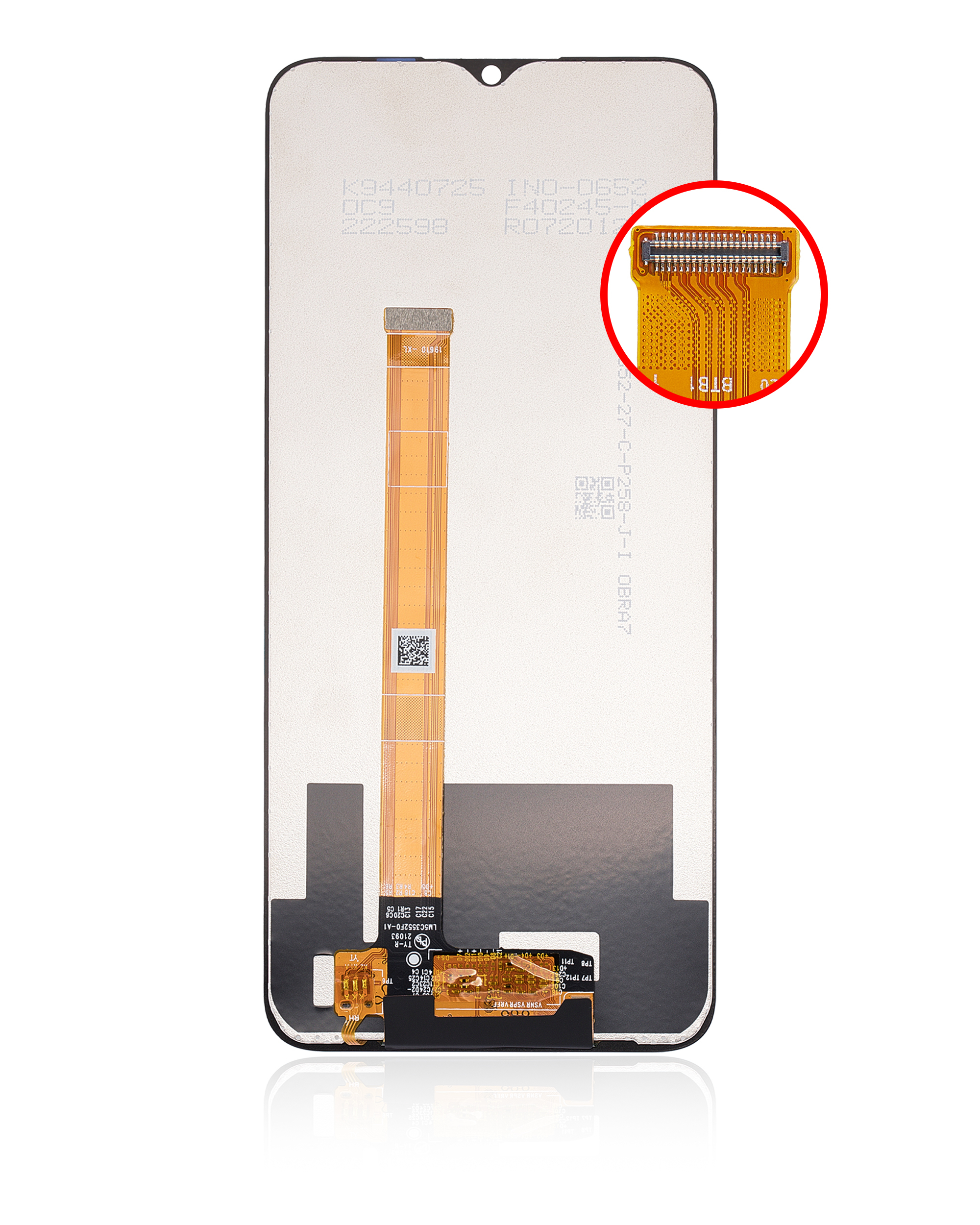 LCD Display ohne Rahmen für Realme C21Y / C25Y (professionell aufgearbeitet) – Bild 4