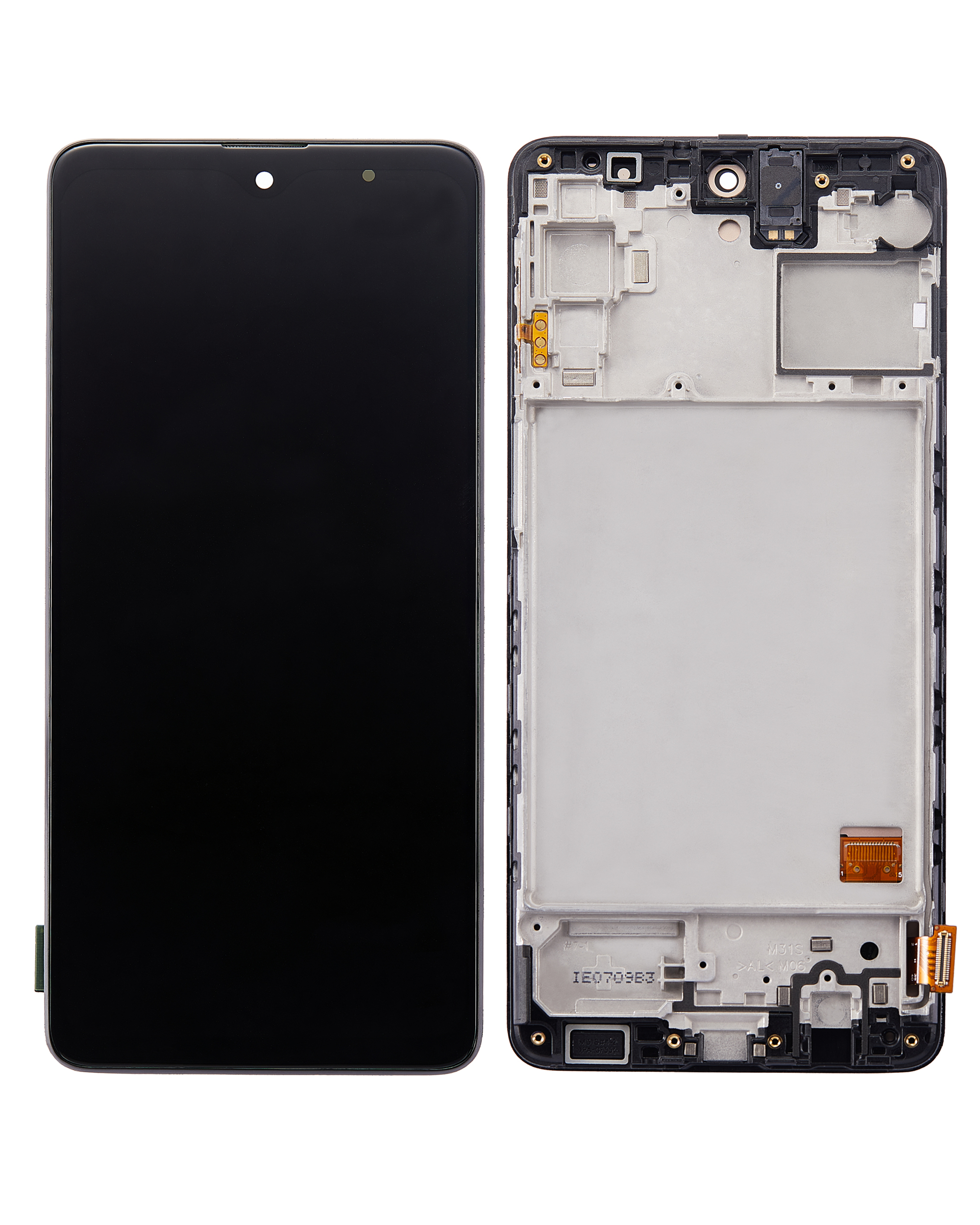 OLED Display mit Rahmen für Samsung Galaxy M31S (M317 / 2020) (Aftermarket Plus) – Bild 2