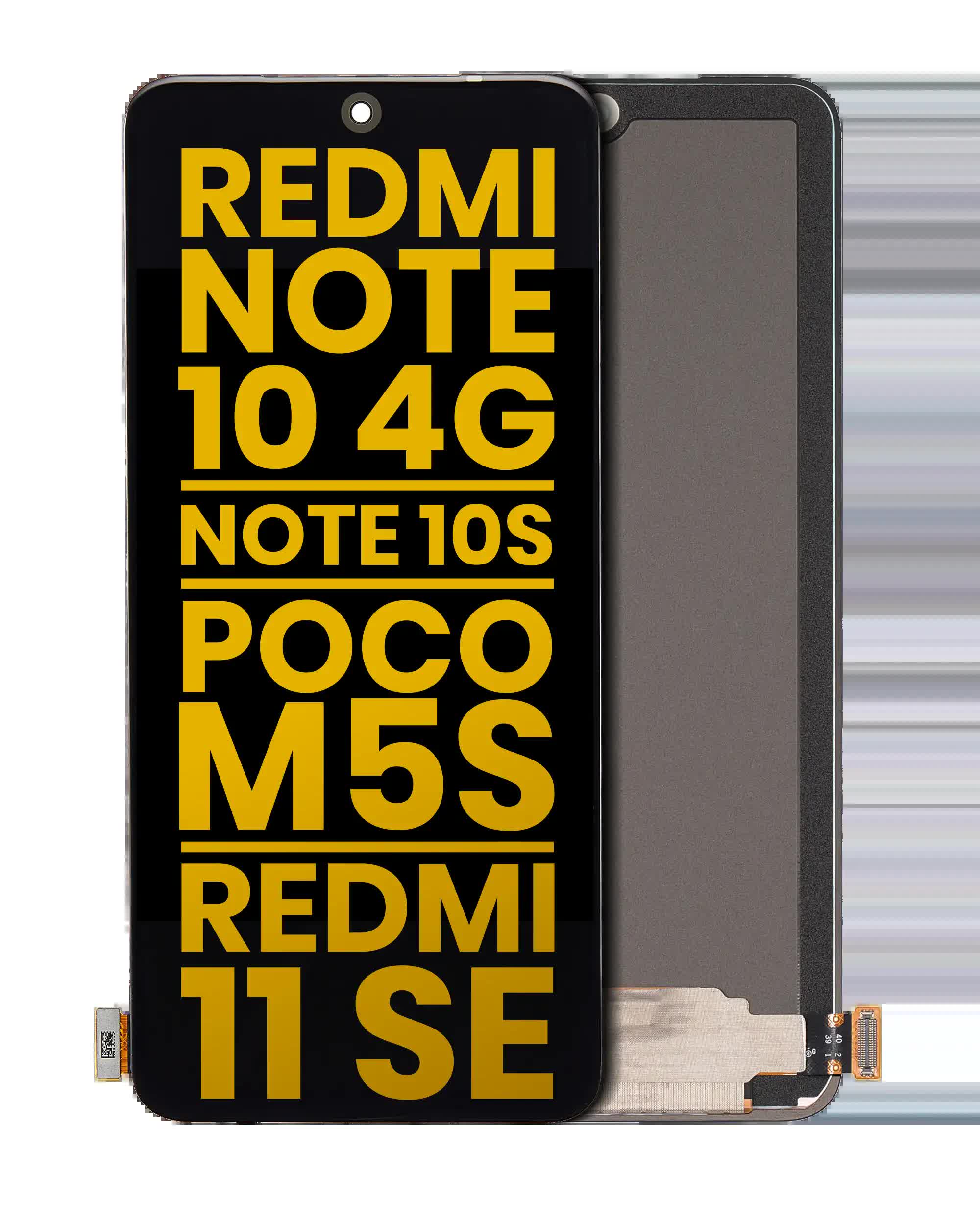 OLED Display ohne Rahmen für Xiaomi Redmi Note 10 4G / Note 10S / Poco M5s / Redmi Note 11 SE (India Version) (professionell aufgearbeitet)