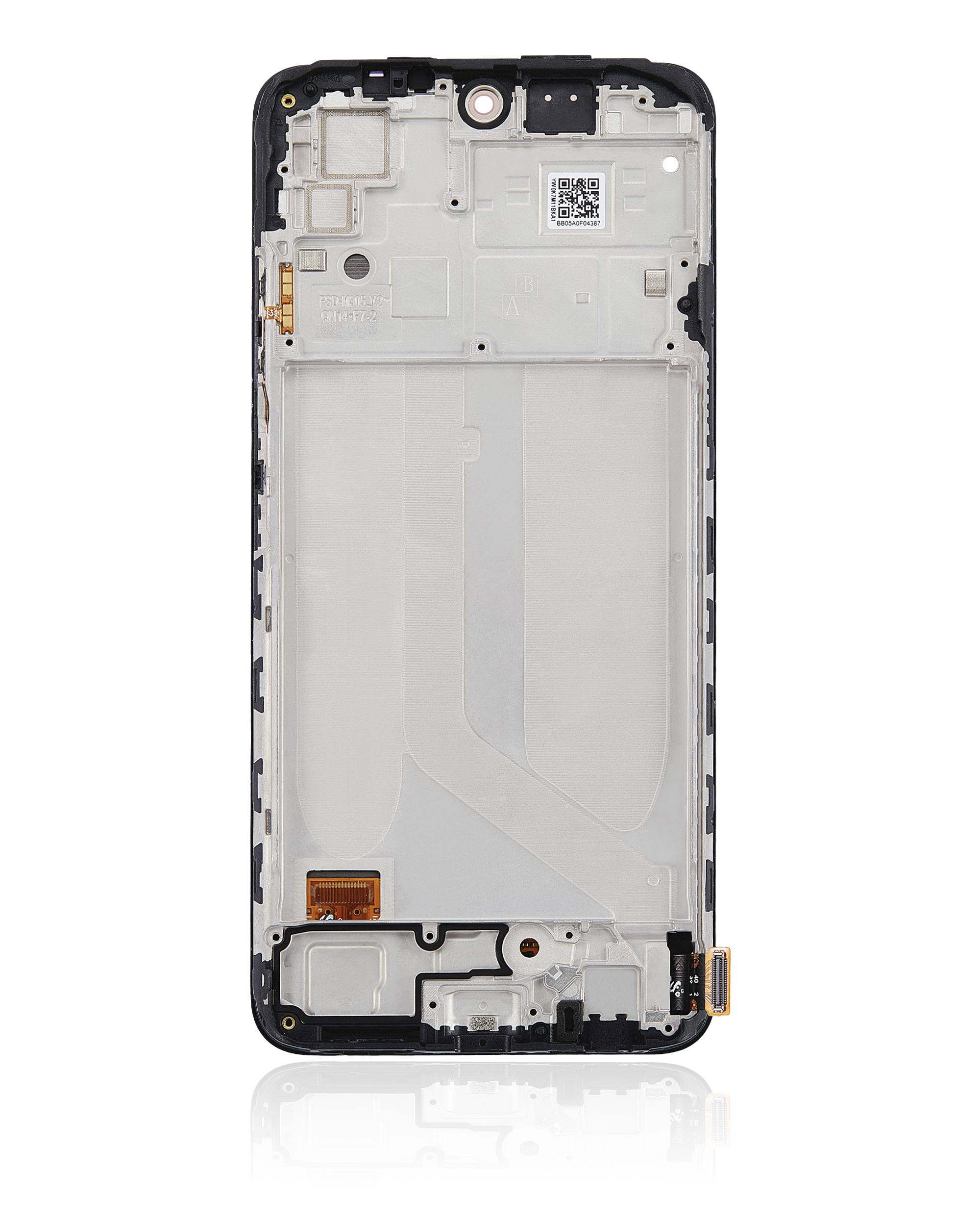 OLED Display mit Rahmen für Xiaomi Redmi Note 10 4G / Redmi Note 10S (Aftermarket Plus) – Bild 4