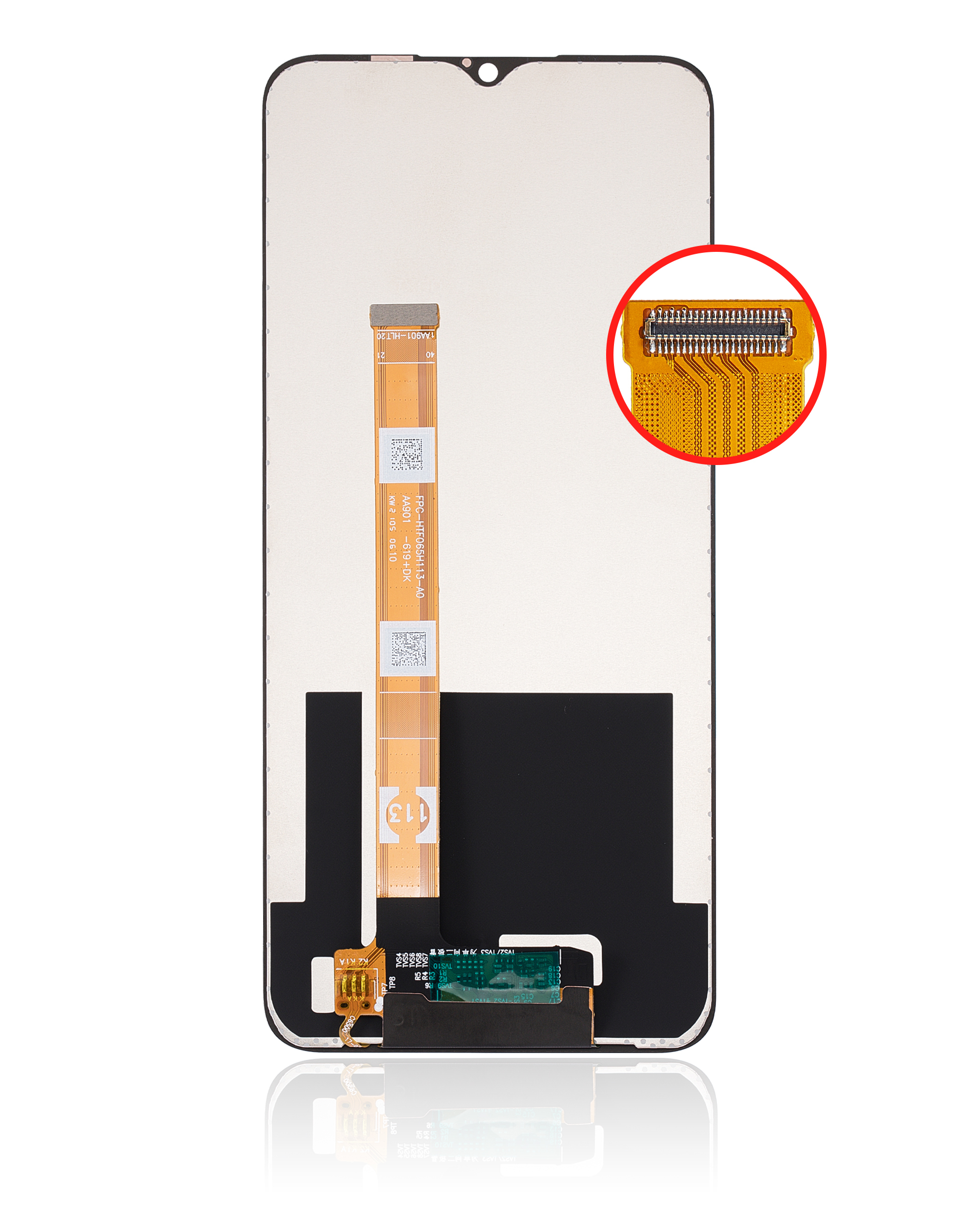 LCD Display ohne Rahmen für OPPO A54s / A16 / A16S (professionell aufgearbeitet) – Bild 4