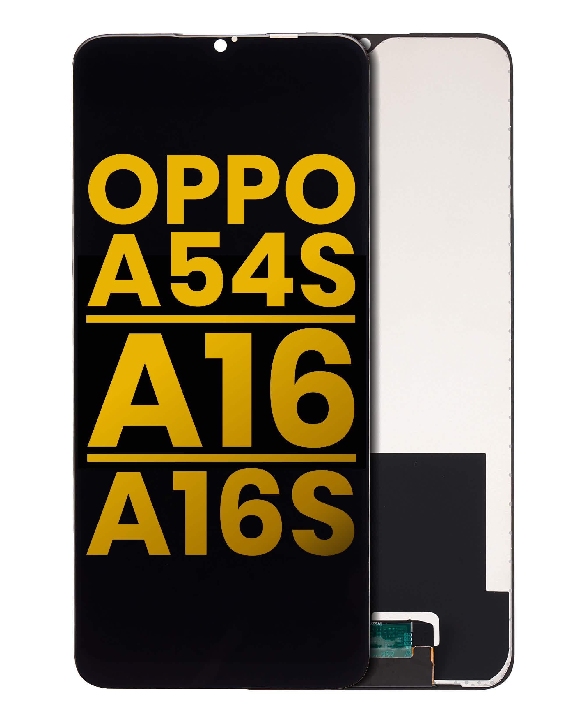 LCD Display ohne Rahmen für OPPO A54s / A16 / A16S (professionell aufgearbeitet)