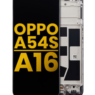 LCD Display mit Rahmen für OPPO A54s / A16 (professionell aufgearbeitet)