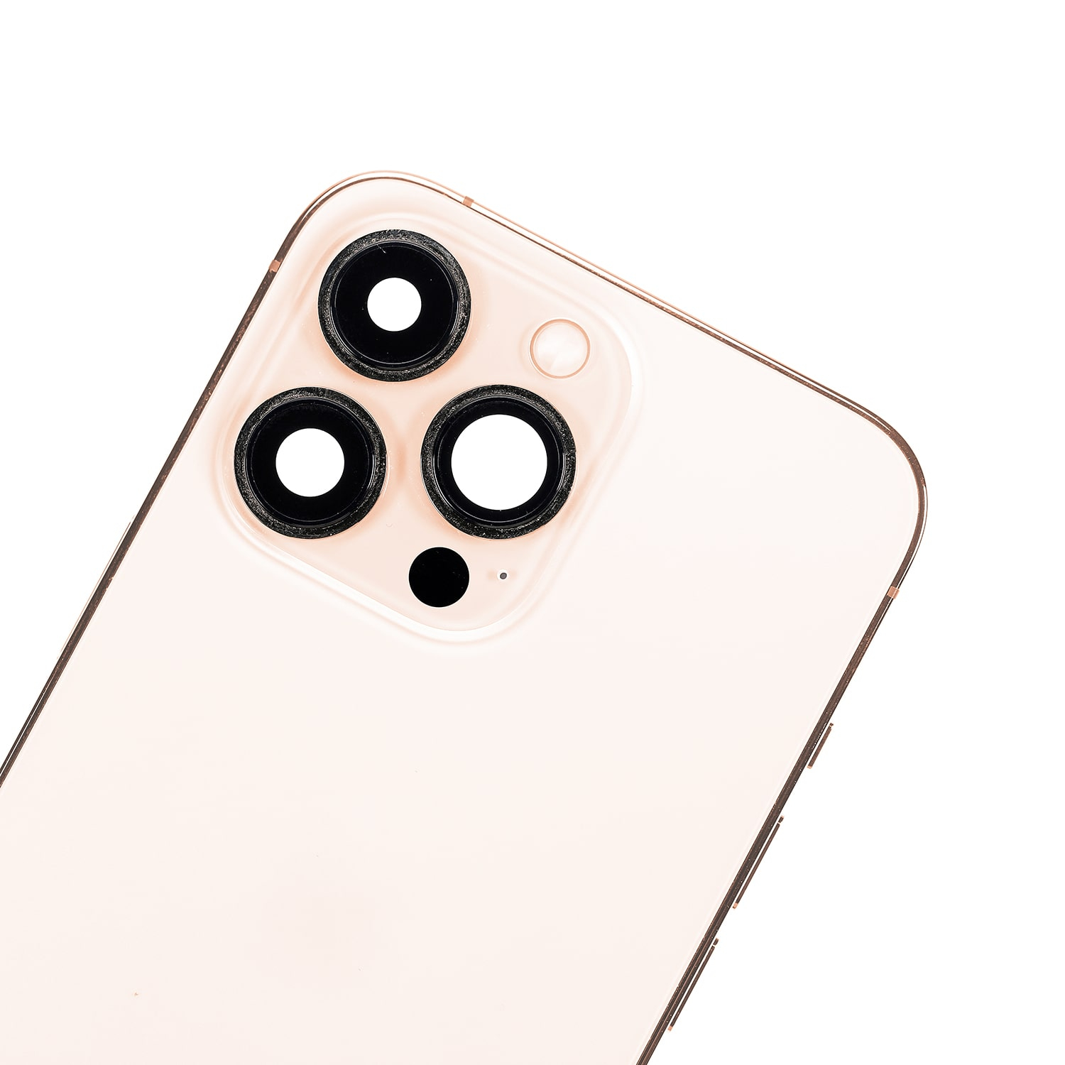 Rückgehäuse mit Kleinteilen für iPhone 13 Pro (EU / globale Version) (ausgebautes Originalteil: Grade A) (Gold) – Bild 4