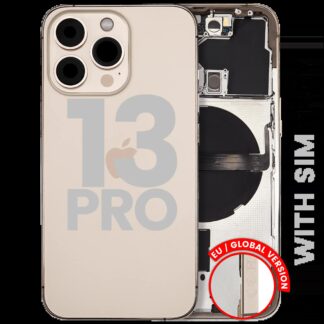 Rückgehäuse mit Kleinteilen für iPhone 13 Pro (EU / globale Version) (ausgebautes Originalteil: Grade A) (Gold)
