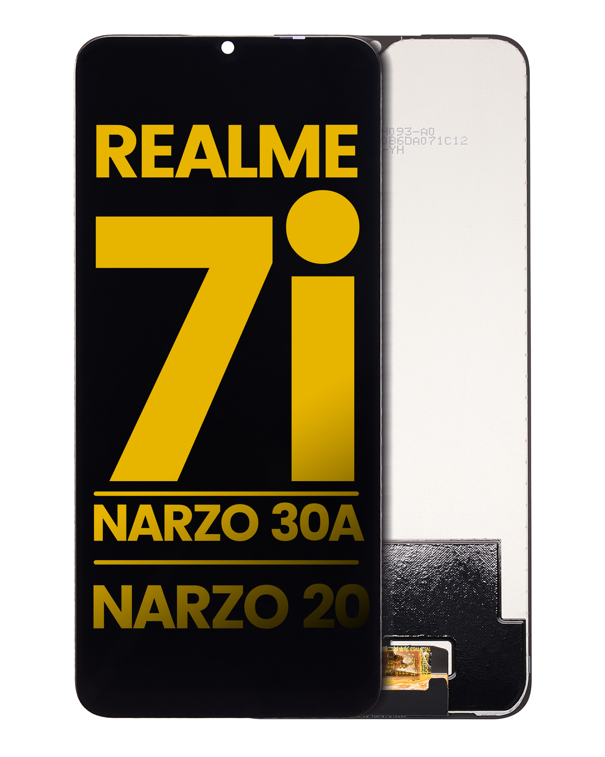 LCD Display ohne Rahmen für Oppo A32 (2020) / Oppo A33 (2020) / Oppo A53 (2020) / Oppo A53s (2021) (professionell aufgearbeitet) – Bild 3