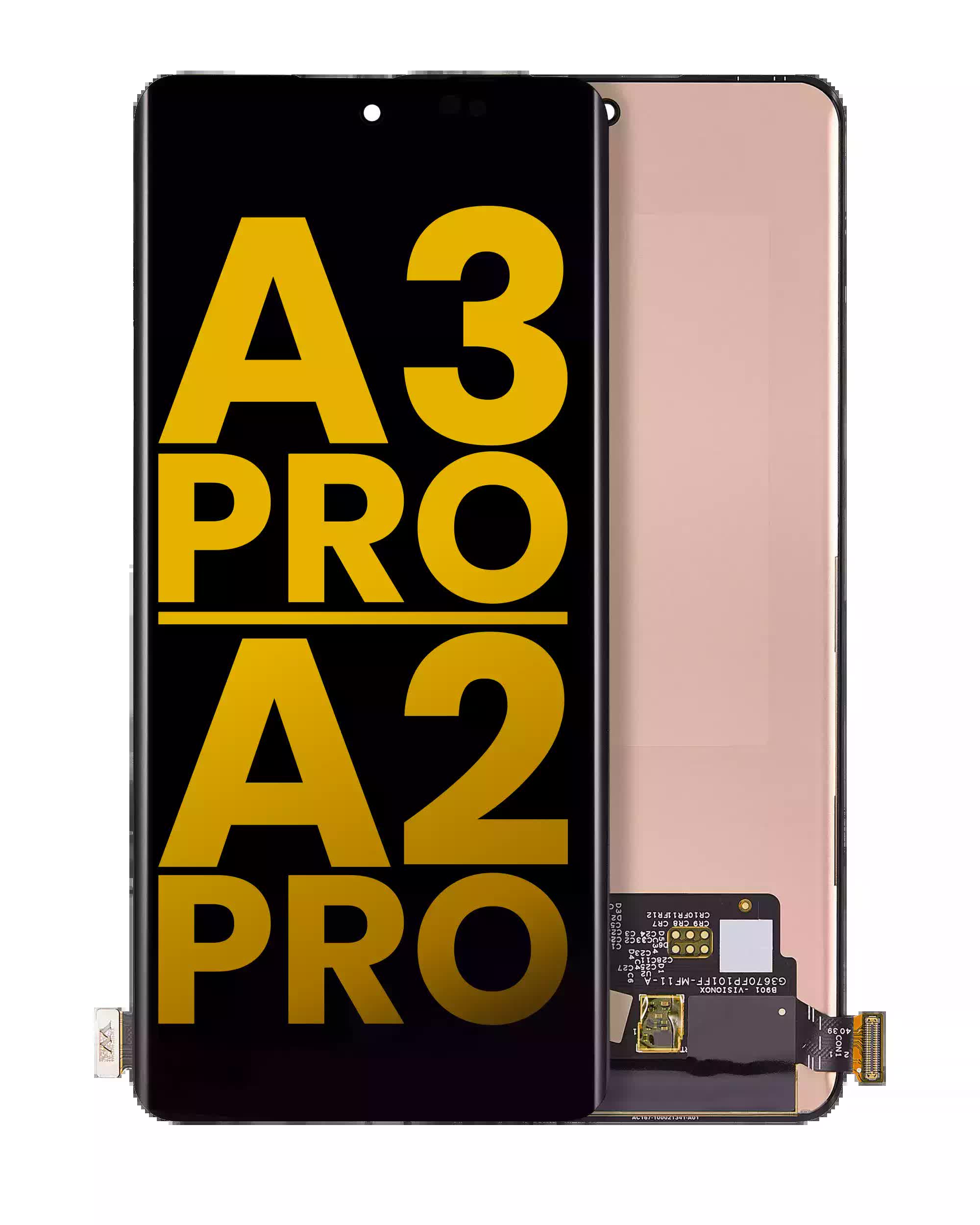 OLED Display ohne Rahmen für OPPO A2 Pro (professionell aufgearbeitet)