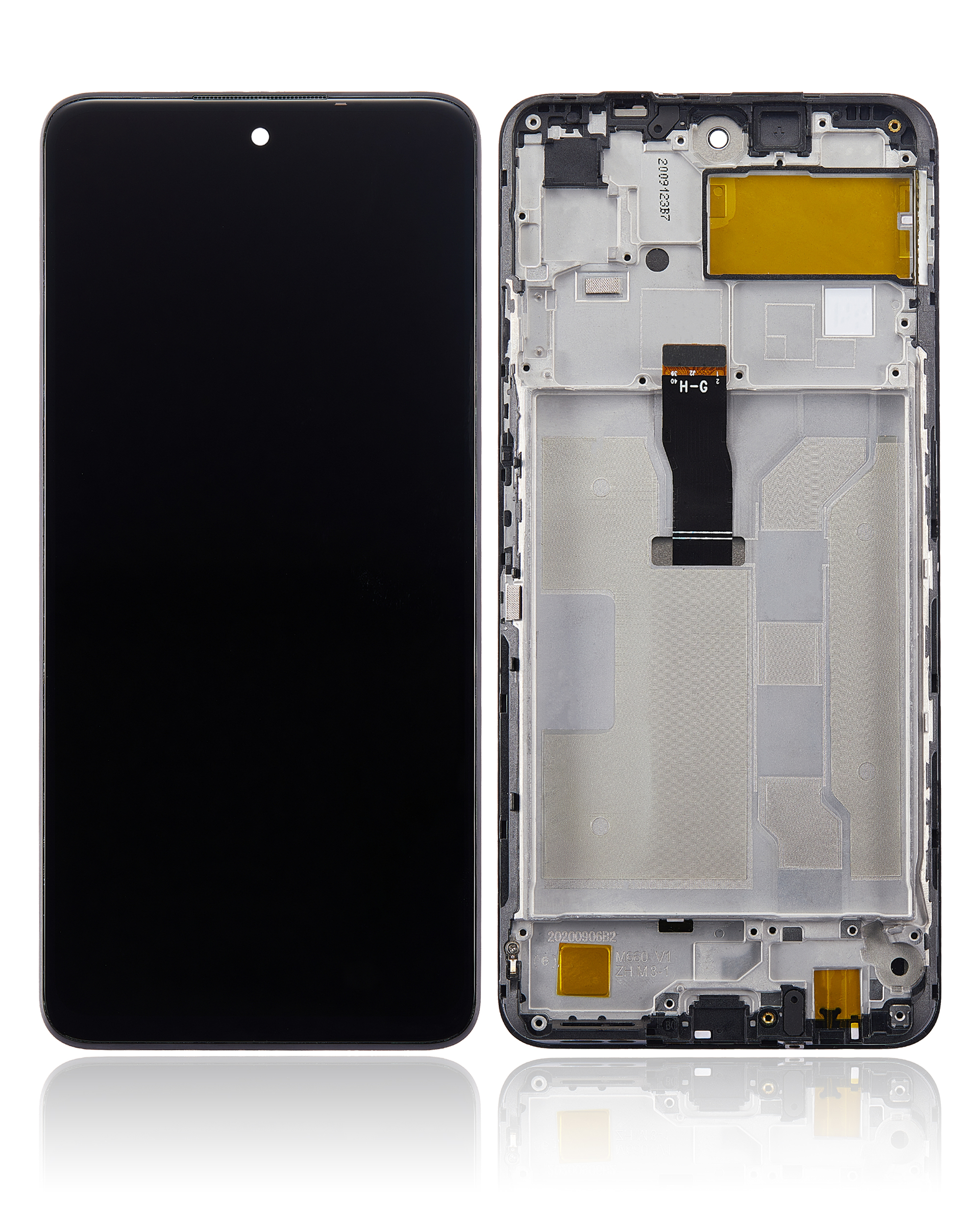 LCD Display mit Rahmen für Huawei P Smart (2021) / Y7A (2020) / Enjoy 20 SE (2021) (professionell aufgearbeitet) – Bild 2