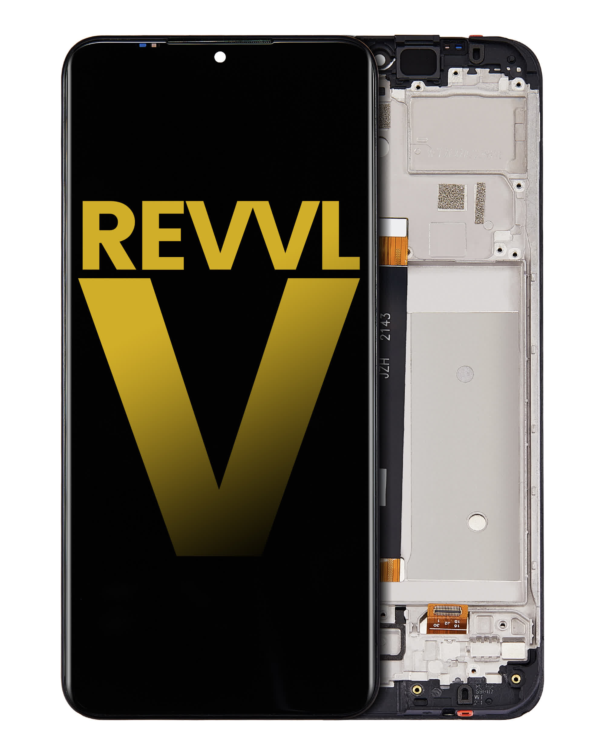 LCD Display mit Rahmen für T-Mobile Revvl V (professionell aufgearbeitet)