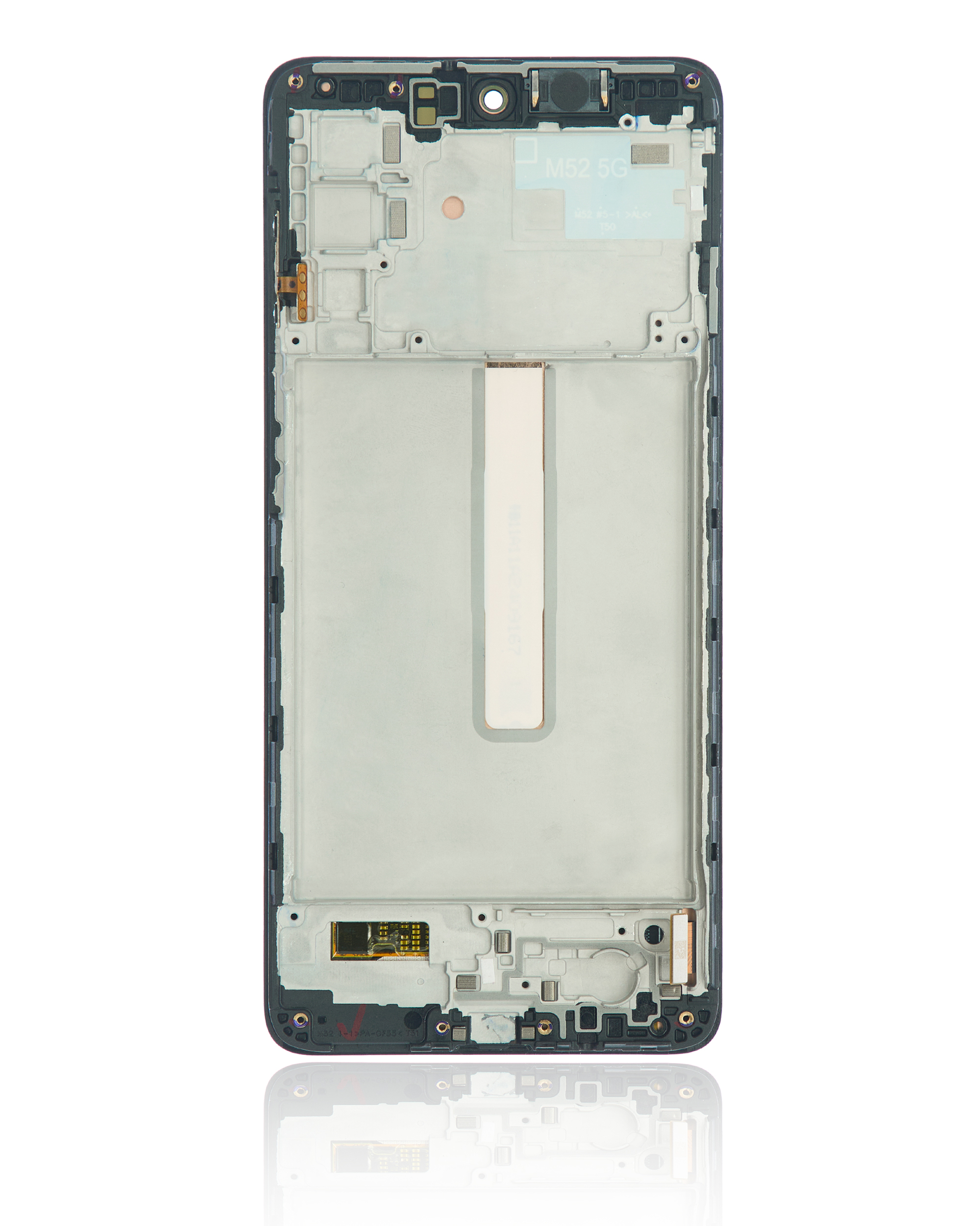 OLED Display mit Rahmen für Samsung Galaxy M52 5G (M526 / 2021) (professionell aufgearbeitet) – Bild 4