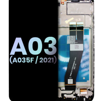 LCD Display mit Rahmen für Samsung Galaxy A03 (A035 / 2021) (International Version) (Service Pack)