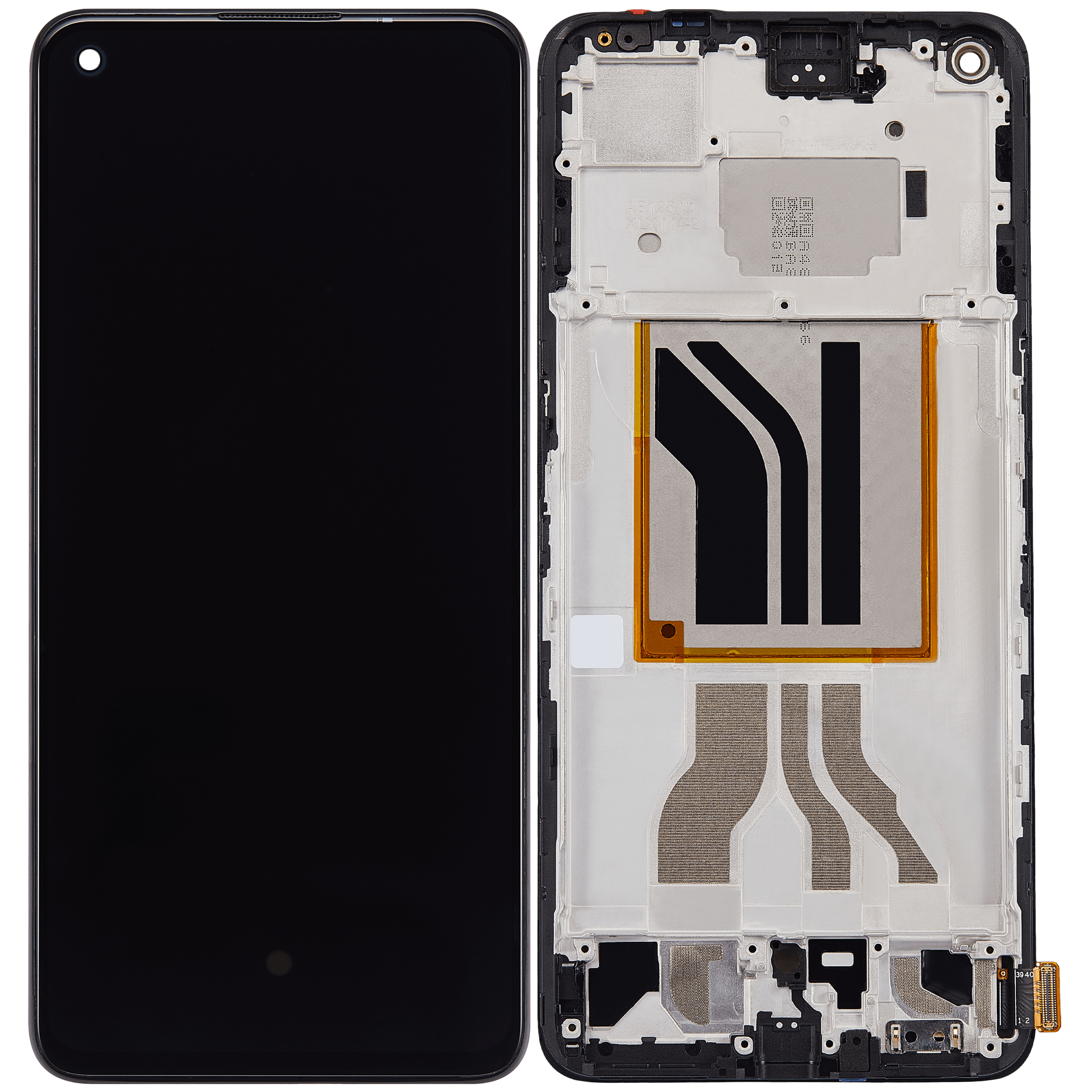 OLED Display mit Rahmen für Realme GT2 (RMX3310) (professionell aufgearbeitet) – Bild 2