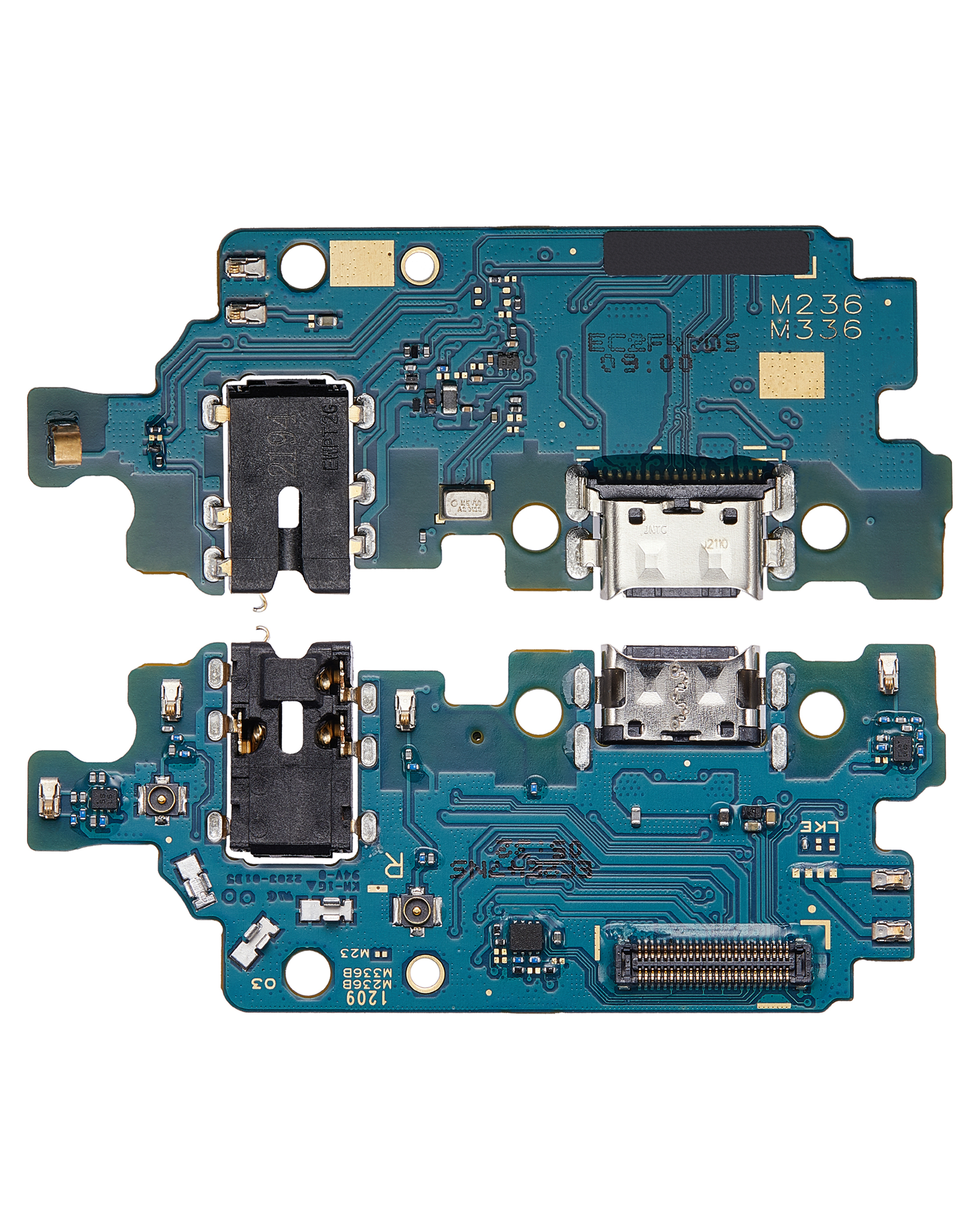 Ladebuchse mit Kopfhörerbuchse für Samsung Galaxy M23 (M236 / 2022) / M33 (M336 / 2022) (Premium) – Bild 2