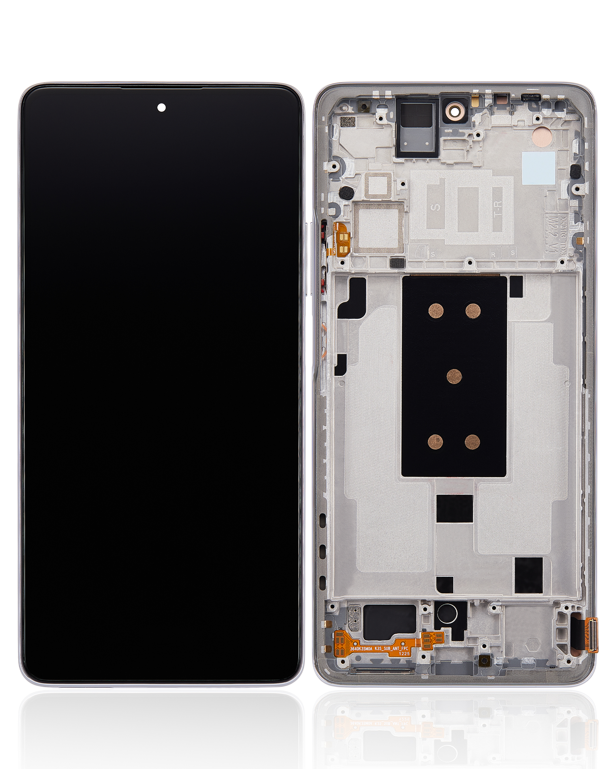 OLED Display mit Rahmen für Xiaomi 11T / 11T Pro (professionell aufgearbeitet) (Moonlight White) – Bild 2