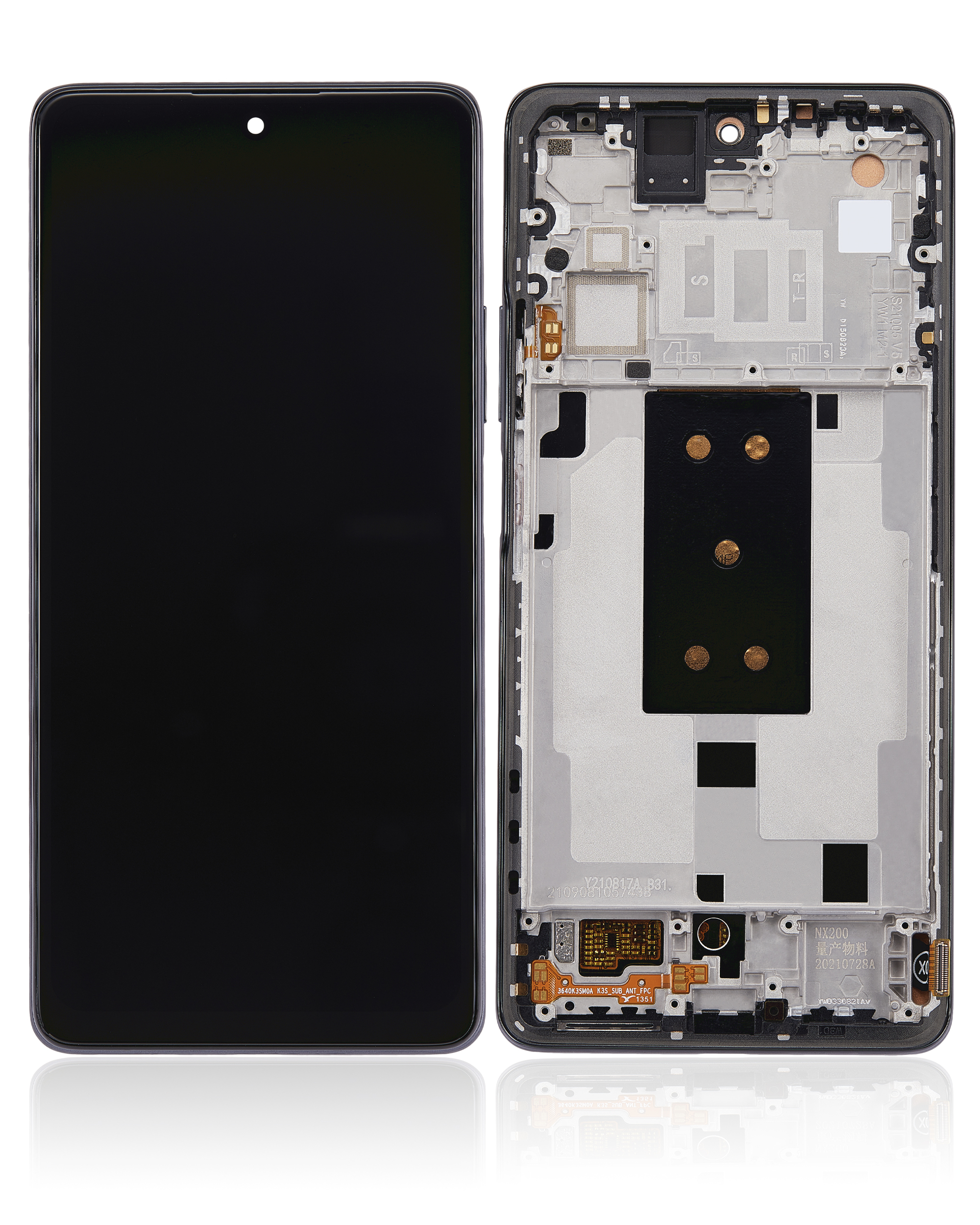 LCD Display mit Rahmen für Xiaomi 11T Pro (Aftermarket: Incell) (Meteorite Gray) – Bild 2
