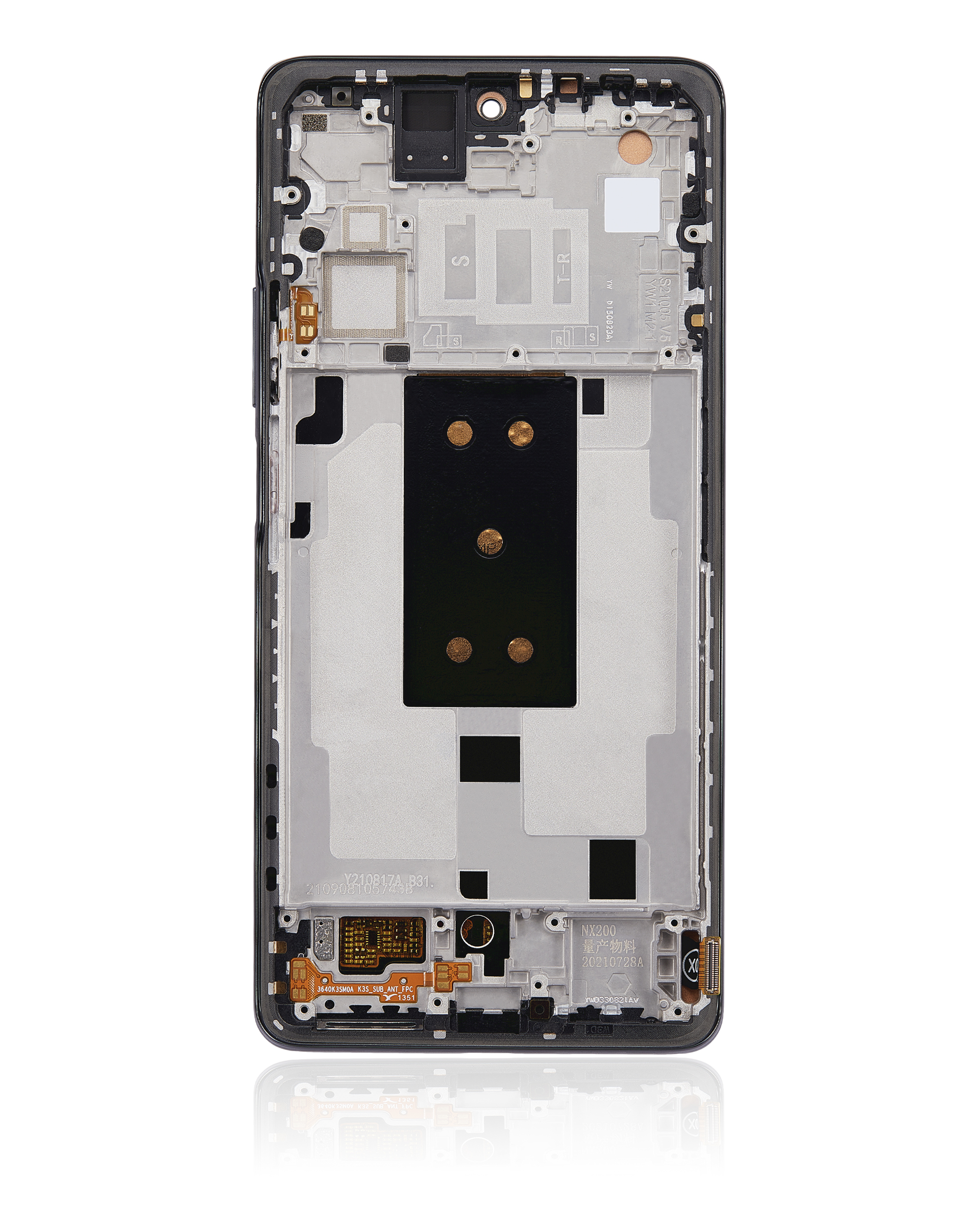 LCD Display mit Rahmen für Xiaomi 11T Pro (Aftermarket: Incell) (Meteorite Gray) – Bild 4