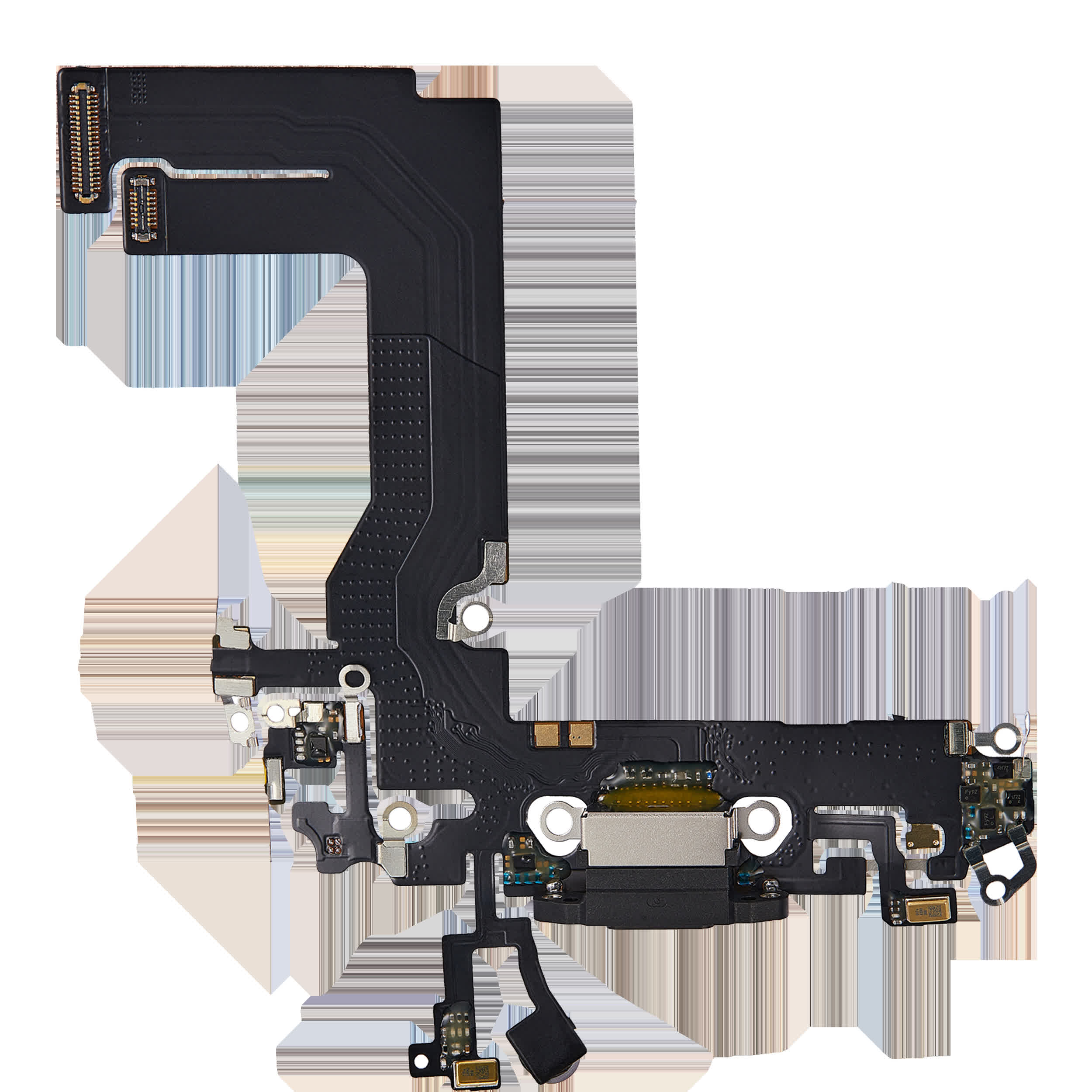 Ladebuchse Flexkabel für iPhone 13 Mini (Aftermarket Plus) (Midnight)