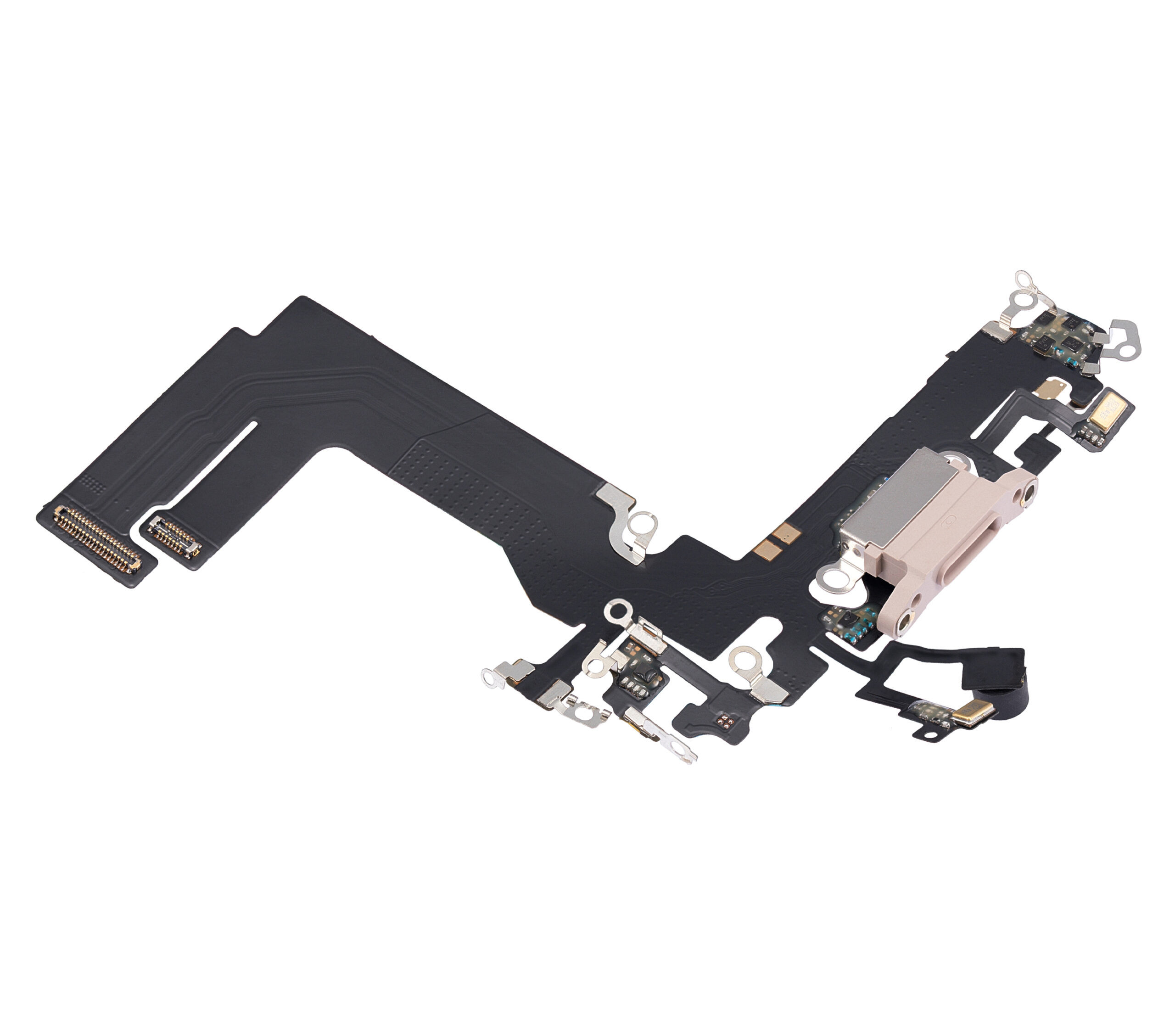 Ladebuchse Flexkabel für iPhone 13 Mini (Aftermarket Plus) (Pink (Rosa)) – Bild 4