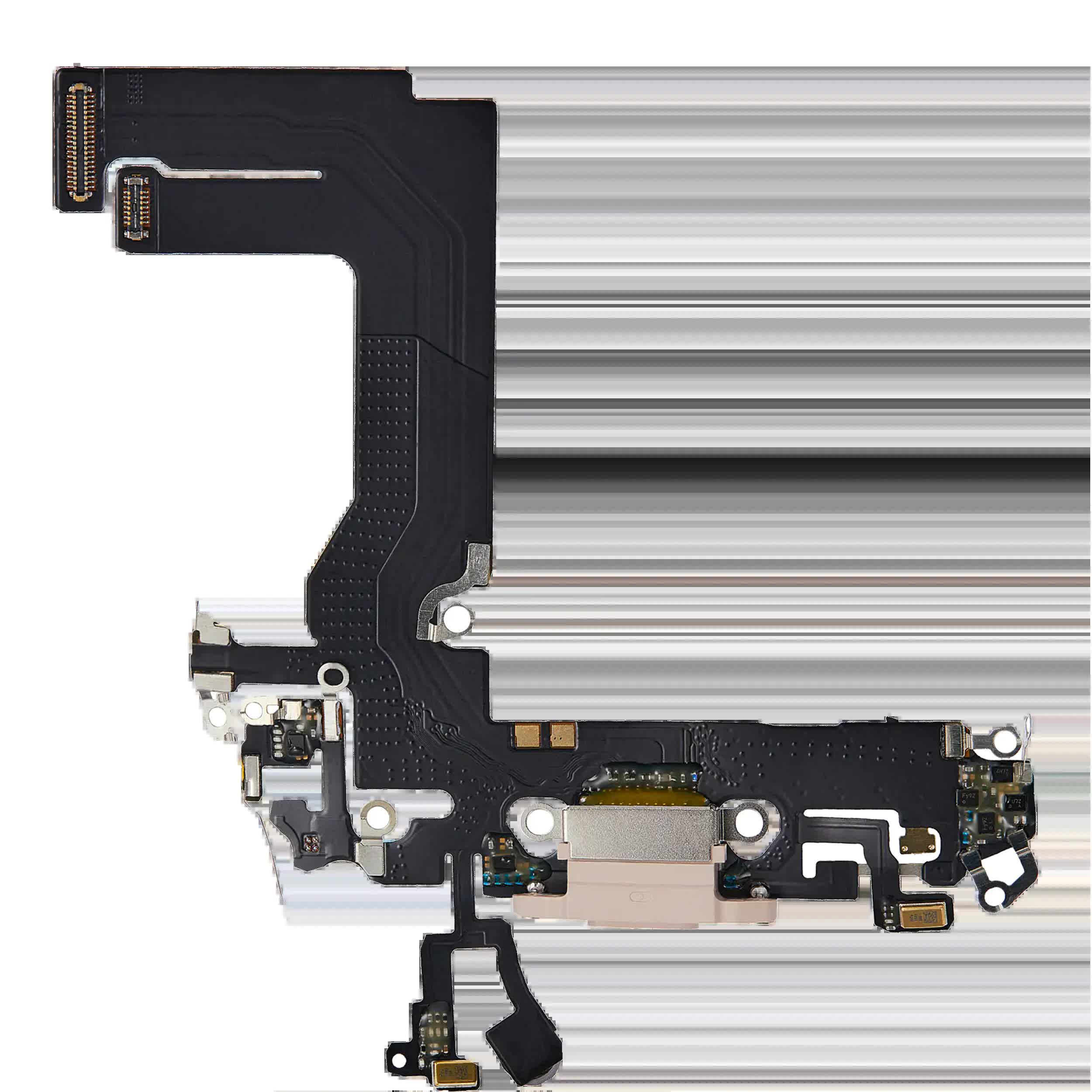 Ladebuchse Flexkabel für iPhone 13 Mini (Aftermarket Plus) (Pink (Rosa))