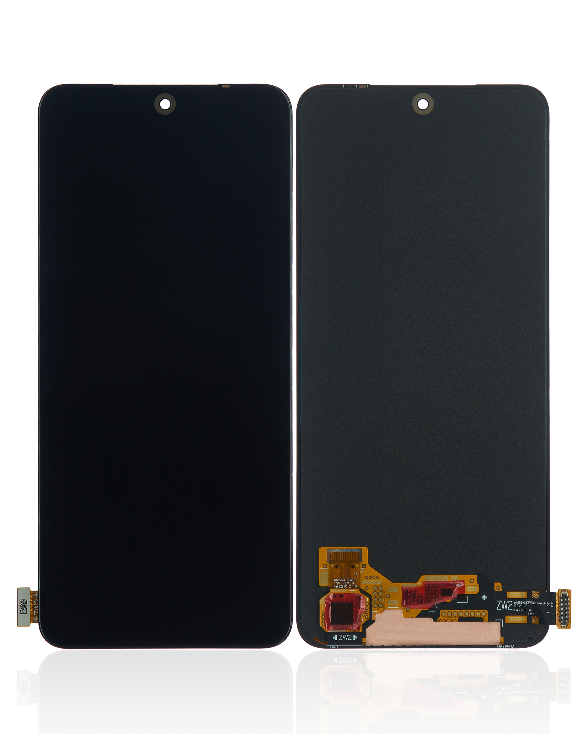 OLED Display ohne Rahmen für Xiaomi Redmi Note 11 / Redmi Note 11S 4G / Xiaomi Poco M4 Pro 4G / Redmi Note 12S (professionell aufgearbeitet) – Bild 2