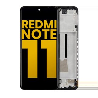 OLED Display mit Rahmen für Xiaomi Redmi Note 11 (professionell aufgearbeitet)