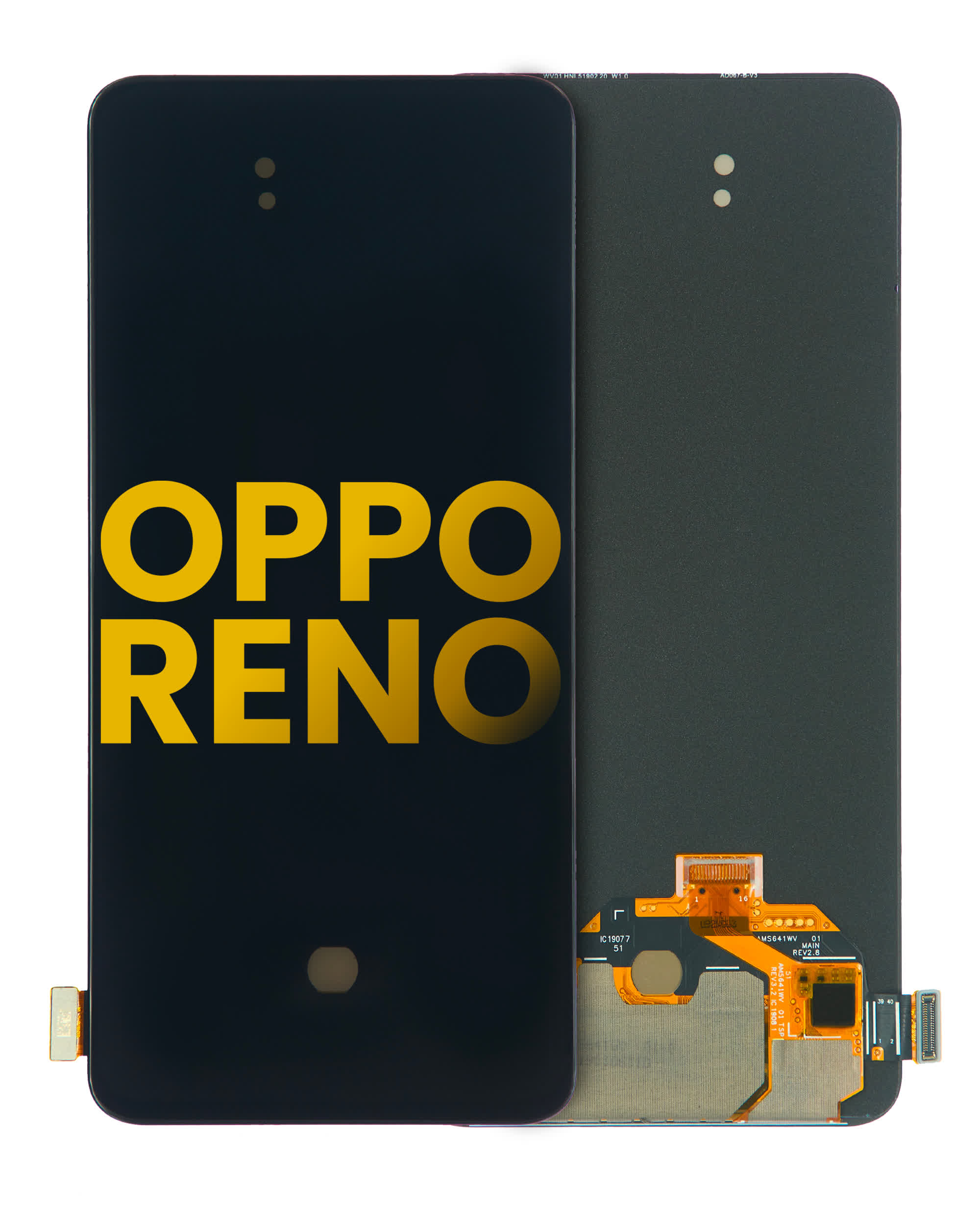 OLED Display ohne Rahmen für OPPO Reno (professionell aufgearbeitet)