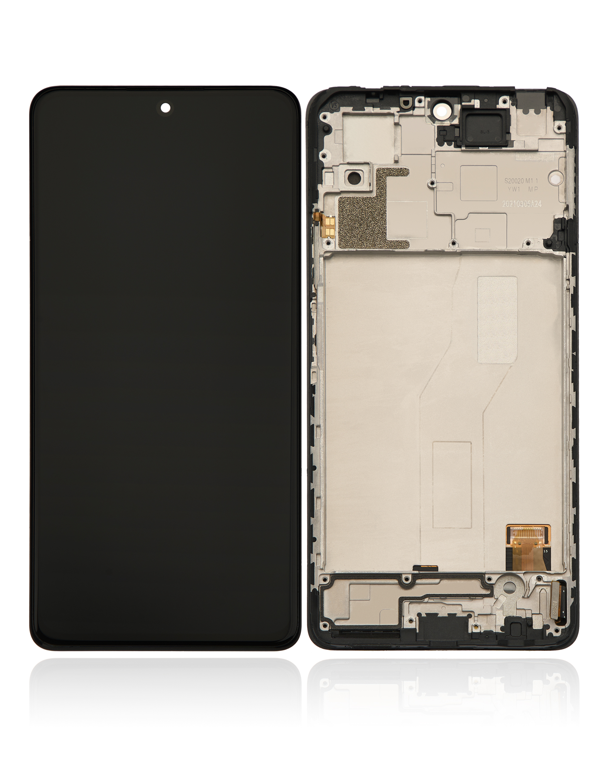 OLED Display mit Rahmen für Xiaomi Redmi Note 10 Pro / Redmi Note 10 Pro Max (professionell aufgearbeitet) – Bild 2