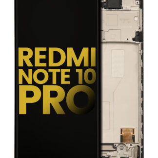 OLED Display mit Rahmen für Xiaomi Redmi Note 10 Pro / Redmi Note 10 Pro Max (professionell aufgearbeitet)
